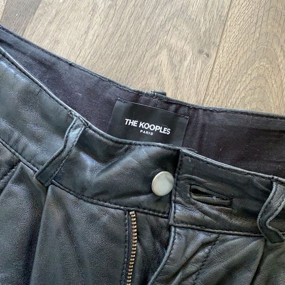 The Kooples Black High Waist Shorts - Picture 7 of 11